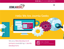 Tablet Screenshot of joomlageeks.com